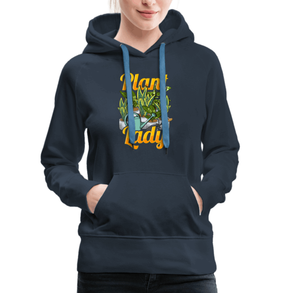 Plant lady Women’s Premium Hoodie - navy