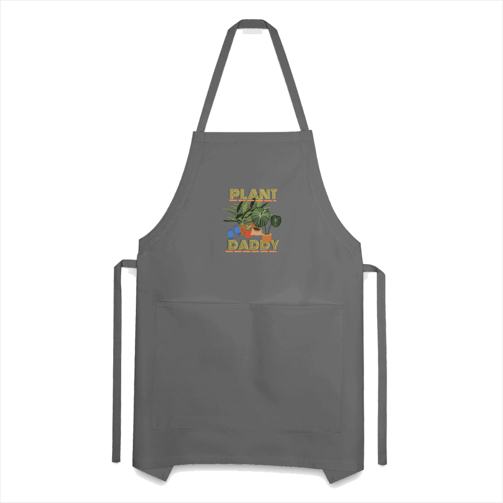 Plant Daddy Luv Farms Adjustable Apron - charcoal