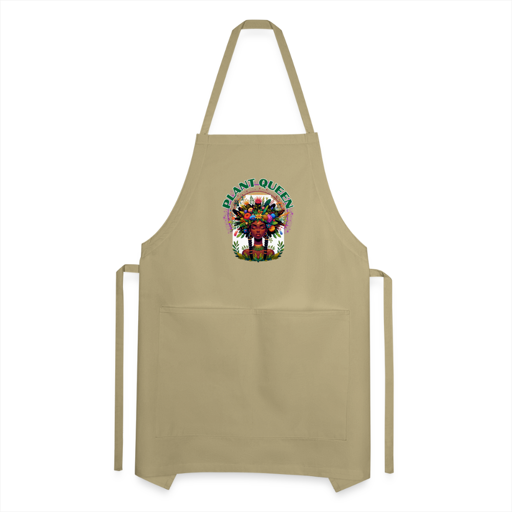 PLANT QUEEN SEASON #7 Heavy Duty Apron - khaki