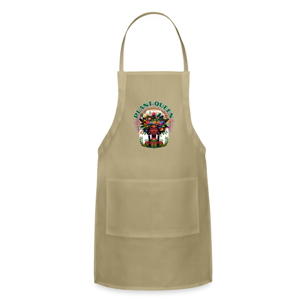 PLANT QUEEN SEASON #7 Heavy Duty Apron - khaki