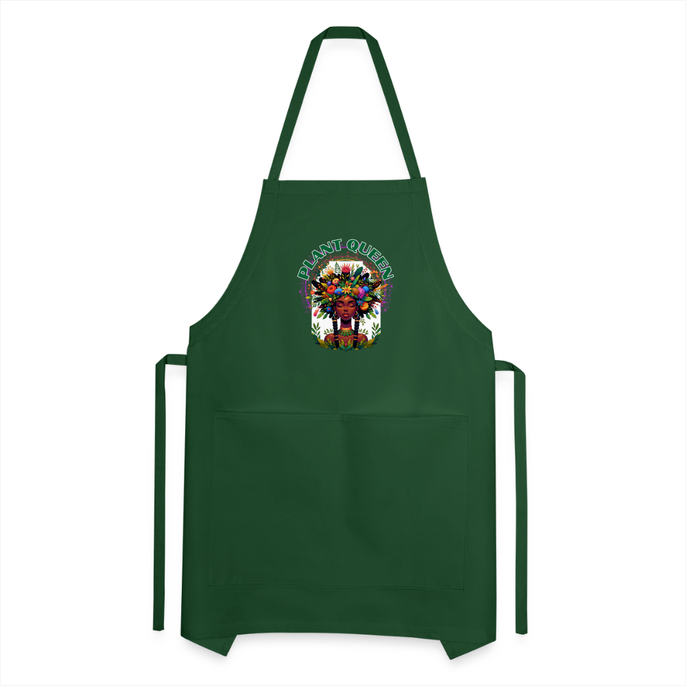 PLANT QUEEN SEASON #7 Heavy Duty Apron - forest green