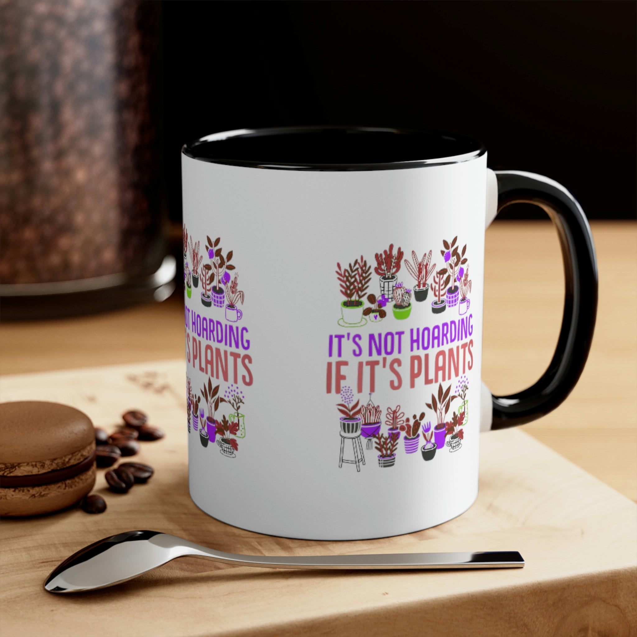 "It' Not Harding If It's Plants" Accent Coffee Mug, 11oz - SHOP LUV FARMS