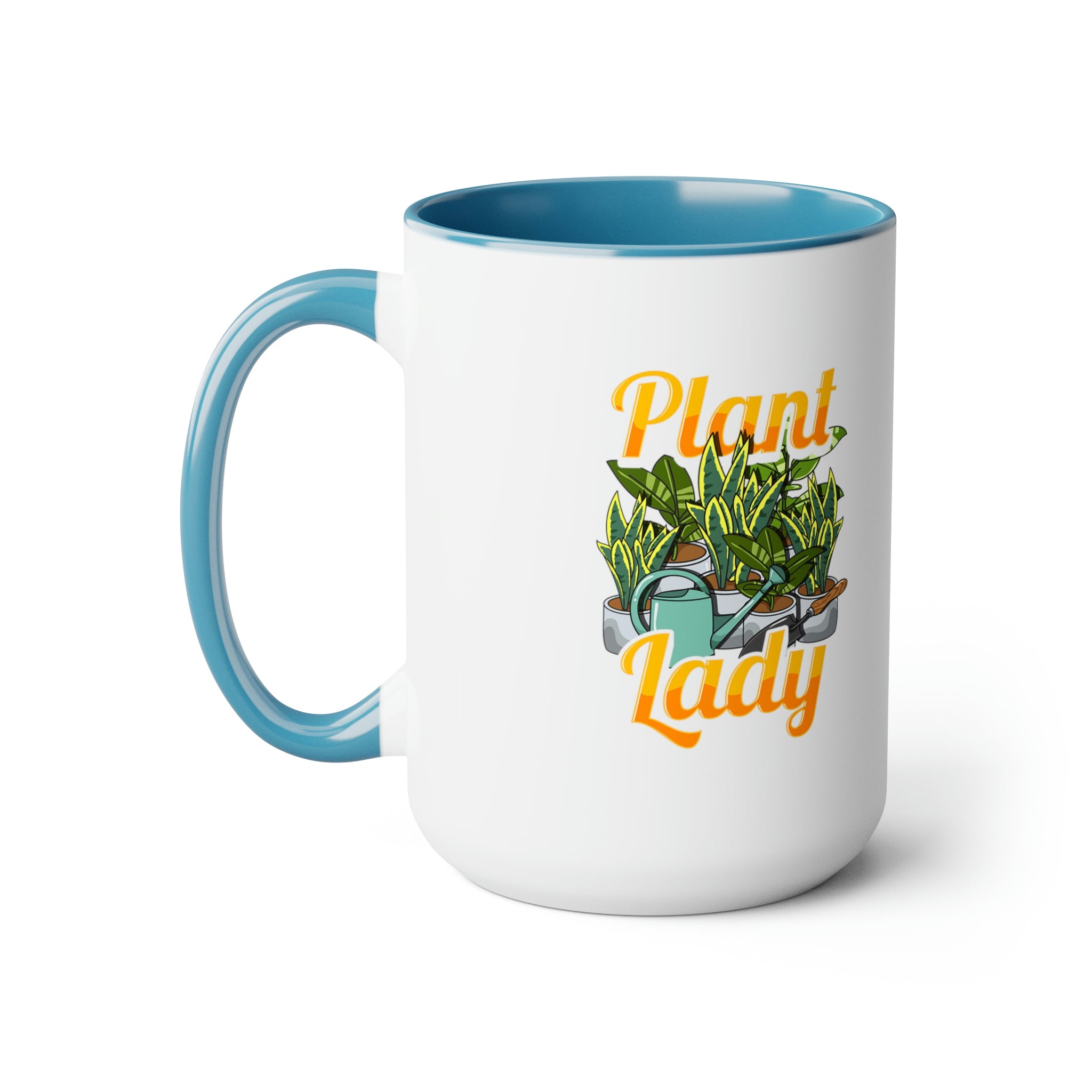 "Plant Lady' Two-Tone Coffee Mugs, 15oz - SHOP LUV FARMS