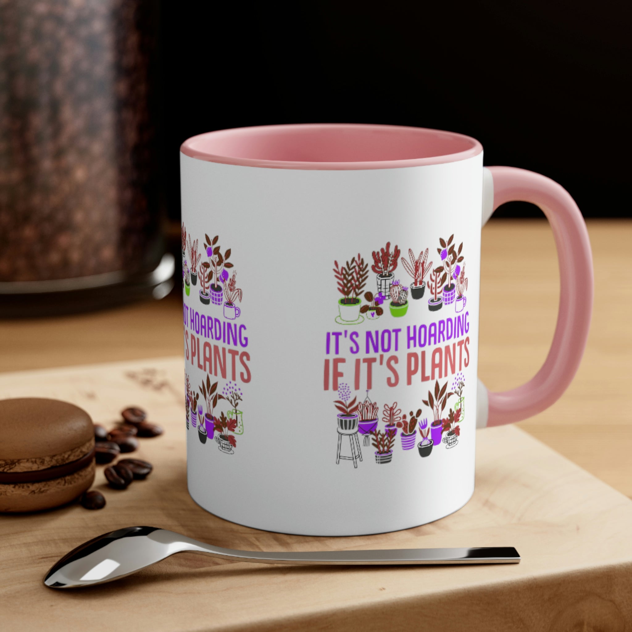 "It' Not Harding If It's Plants" Accent Coffee Mug, 11oz - SHOP LUV FARMS