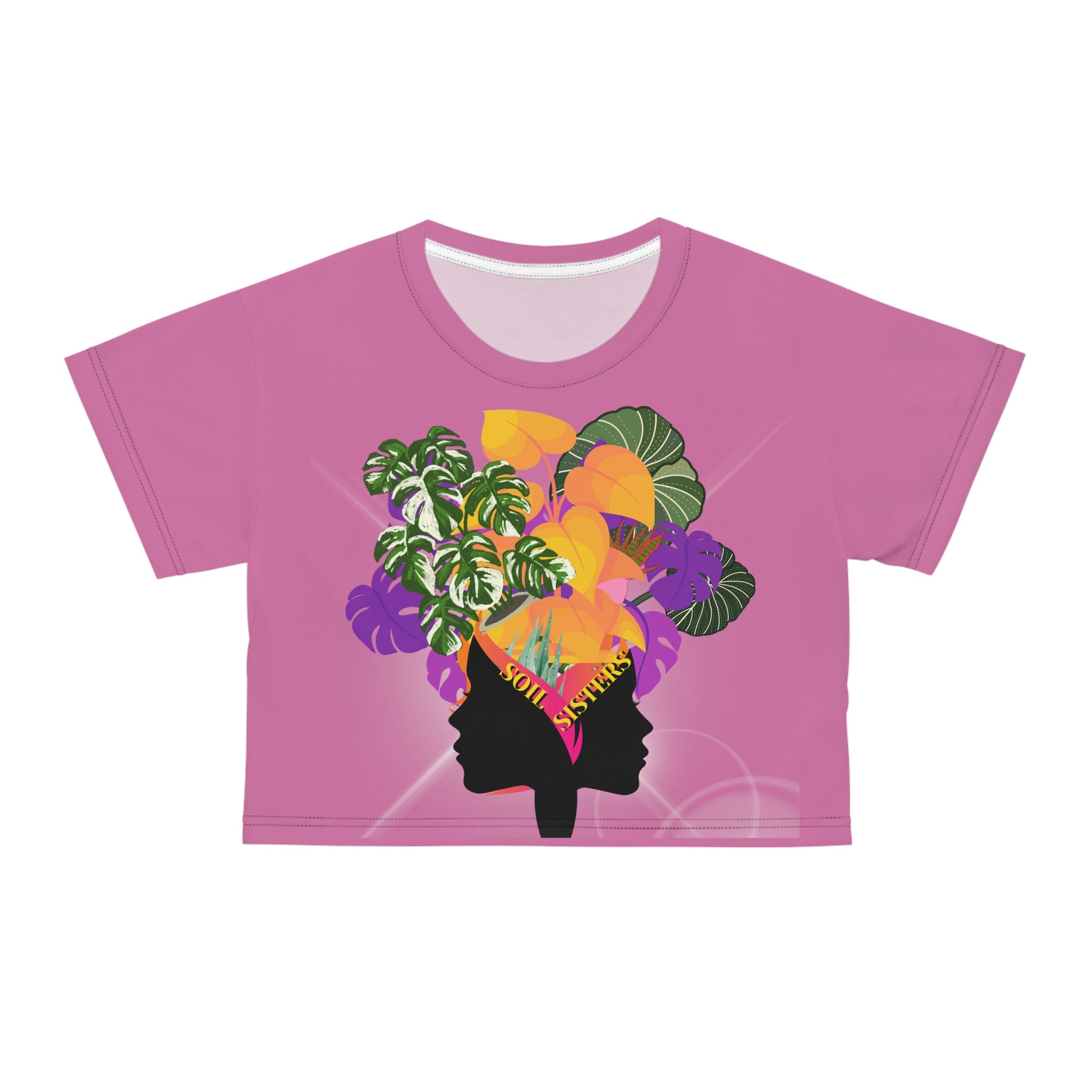 PINK SOIL SISTER EXCLUSIVE by Luv Farms Crop Tee - SHOP LUV FARMS