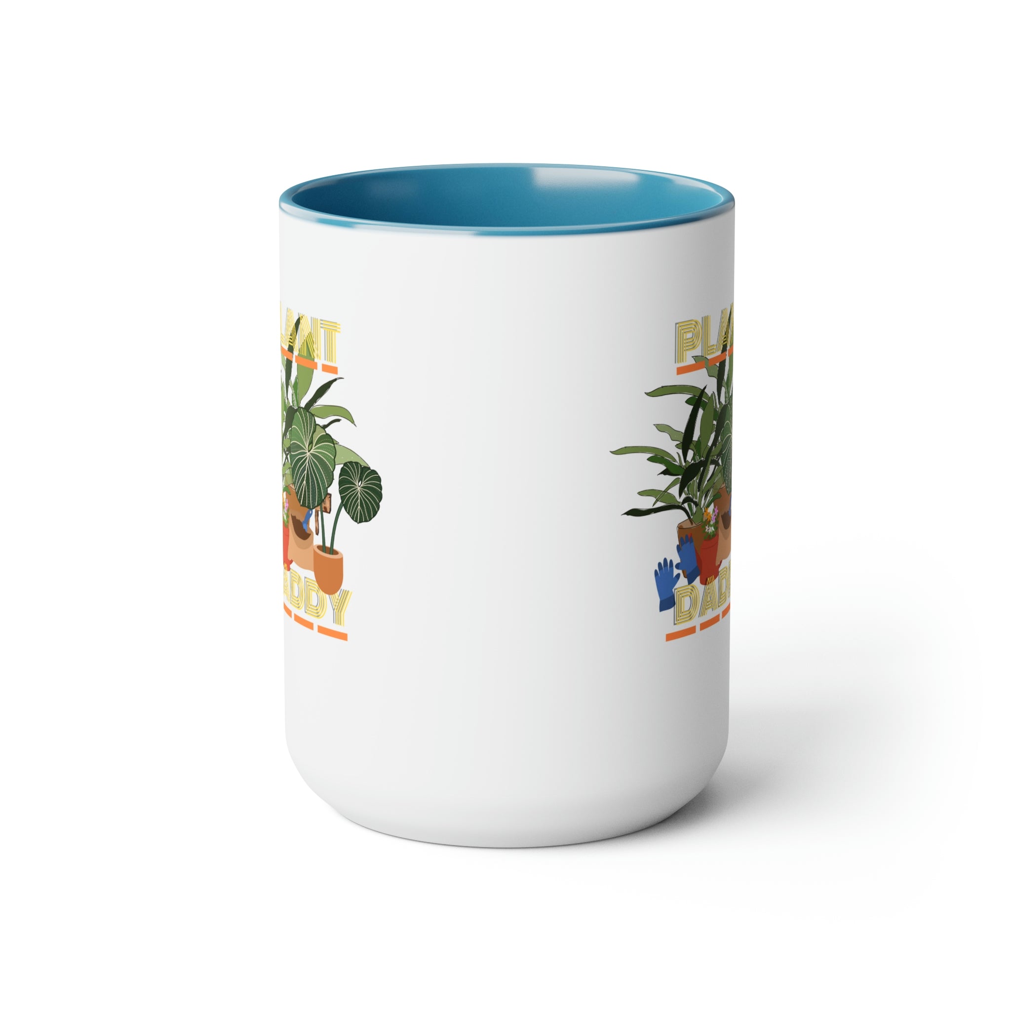 "Plant Daddy" LUV FARMS DesignsTwo-Tone Coffee Mugs, 15oz - SHOP LUV FARMS