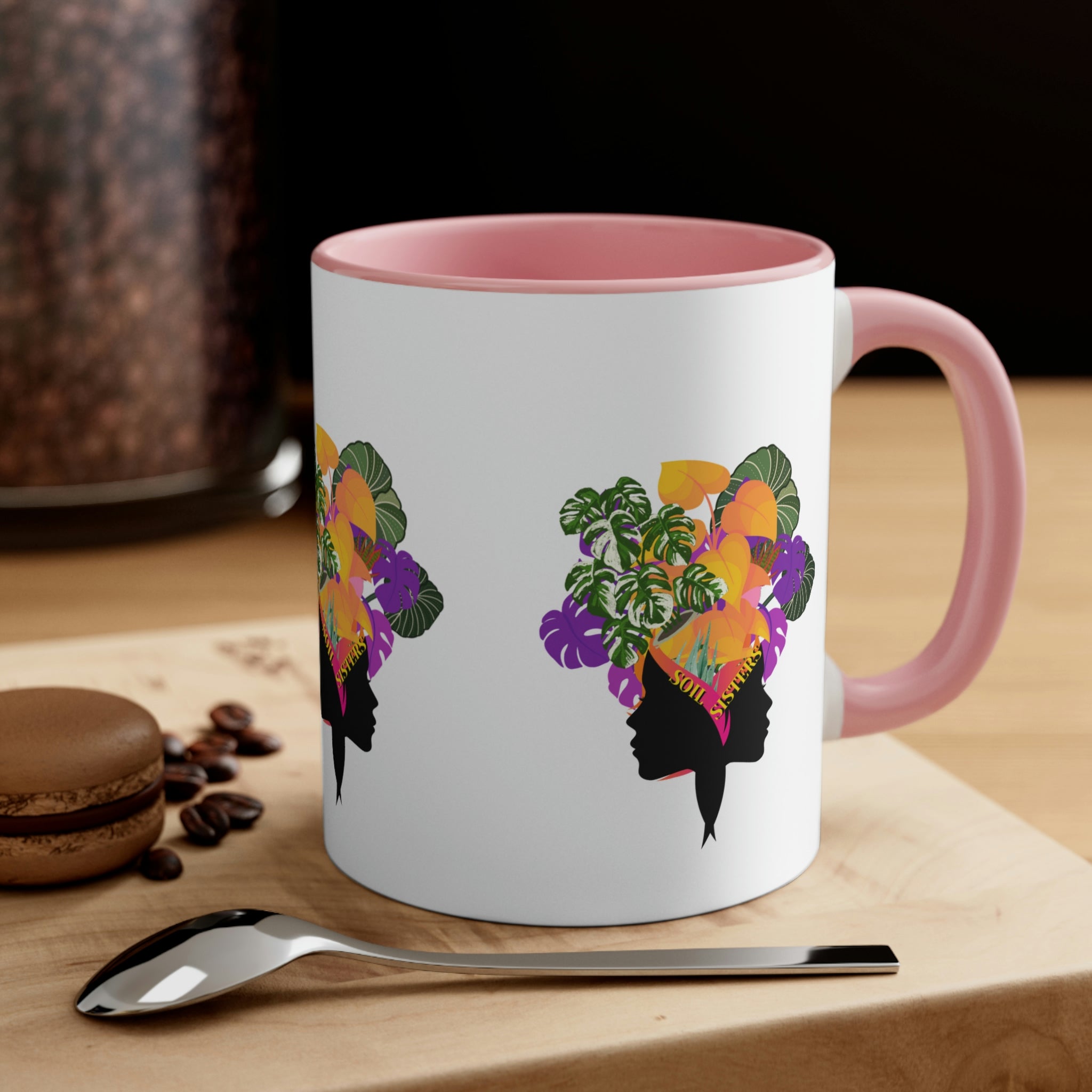 "SOIL SISTERS" Accent Coffee Mug, 11oz - SHOP LUV FARMS