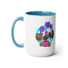 "Planted In Peace" Two-Tone Coffee Mugs, 15oz - SHOP LUV FARMS