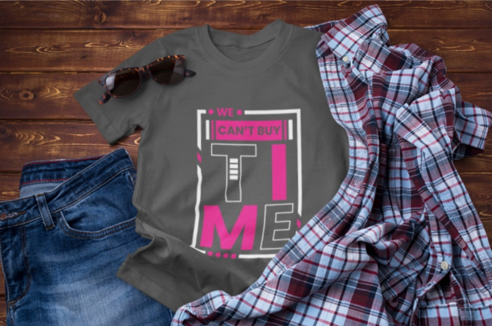 We Can't Buy Time Unisex Classic T-Shirt - Luv Farms Tees And Things