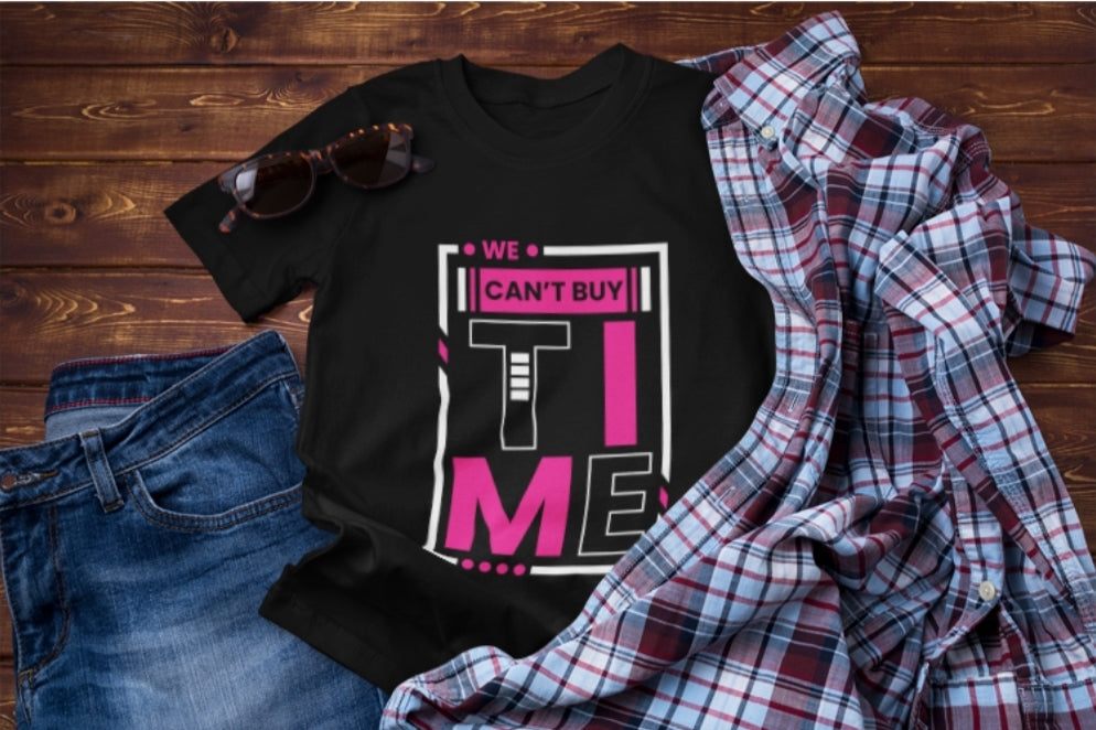 We Can't Buy Time Unisex Classic T-Shirt - Luv Farms Tees And Things