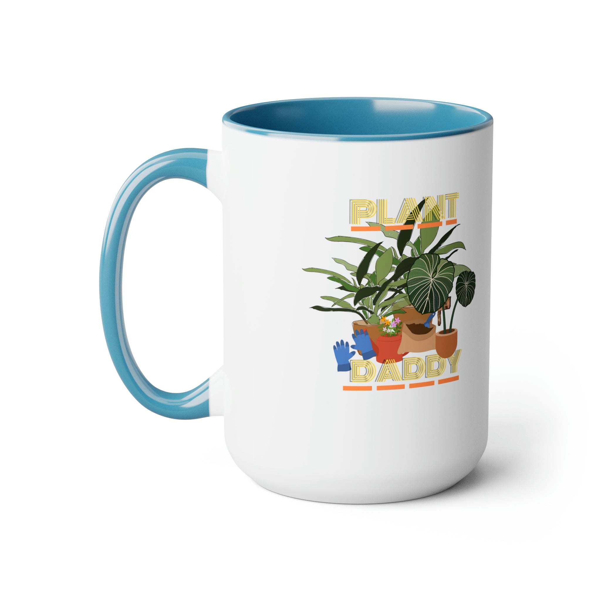 "Plant Daddy" LUV FARMS DesignsTwo-Tone Coffee Mugs, 15oz - SHOP LUV FARMS