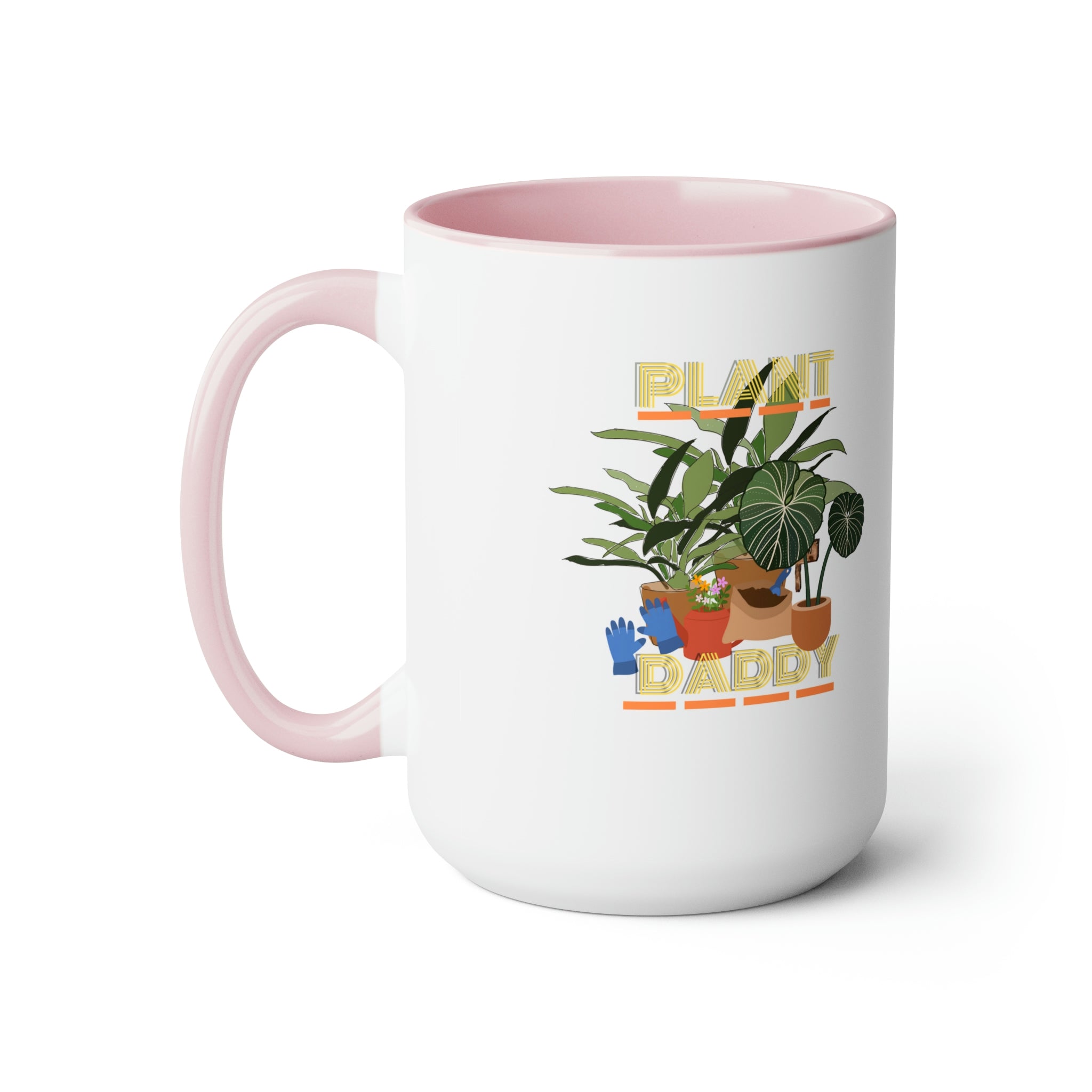 "Plant Daddy" LUV FARMS DesignsTwo-Tone Coffee Mugs, 15oz - SHOP LUV FARMS