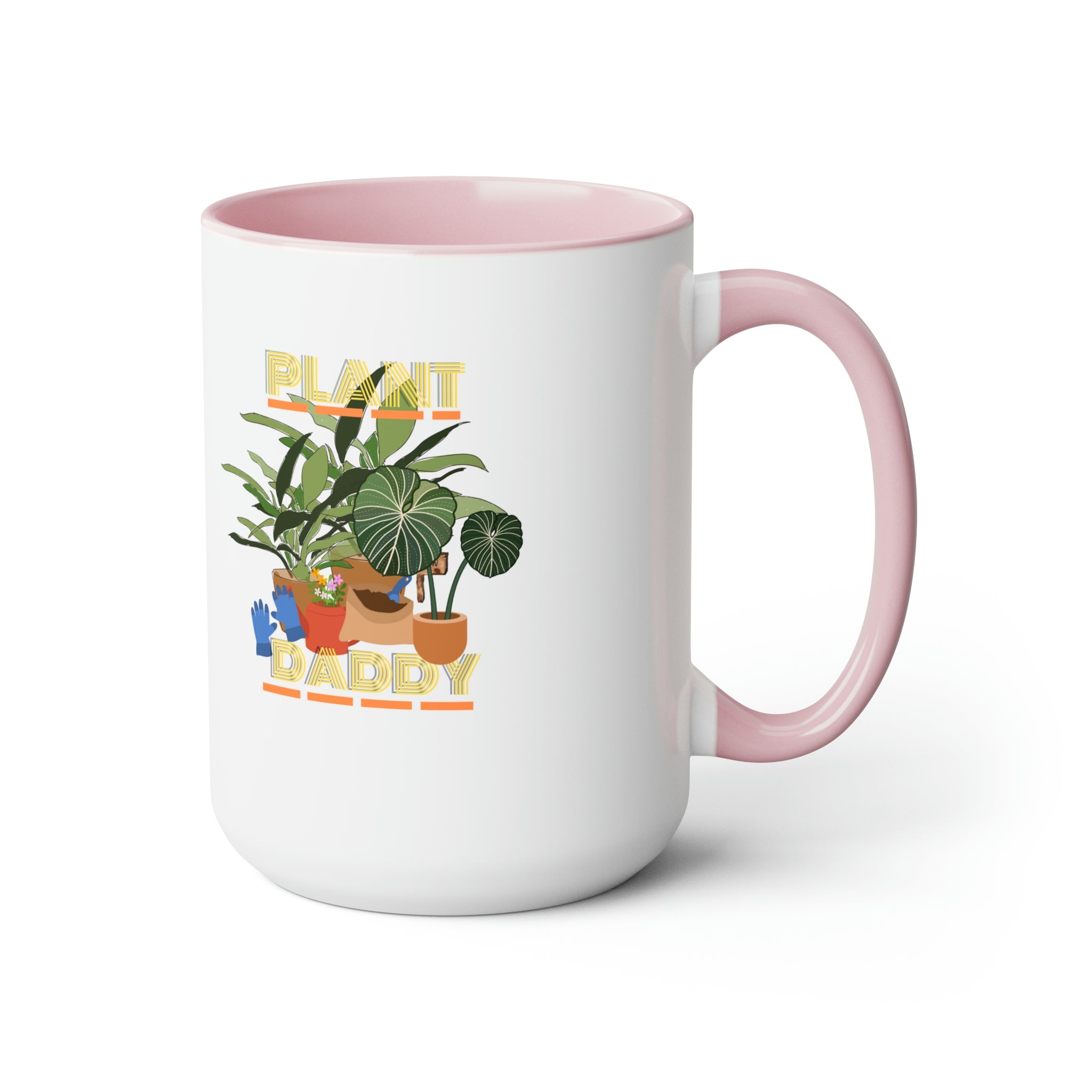 "Plant Daddy" LUV FARMS DesignsTwo-Tone Coffee Mugs, 15oz - SHOP LUV FARMS