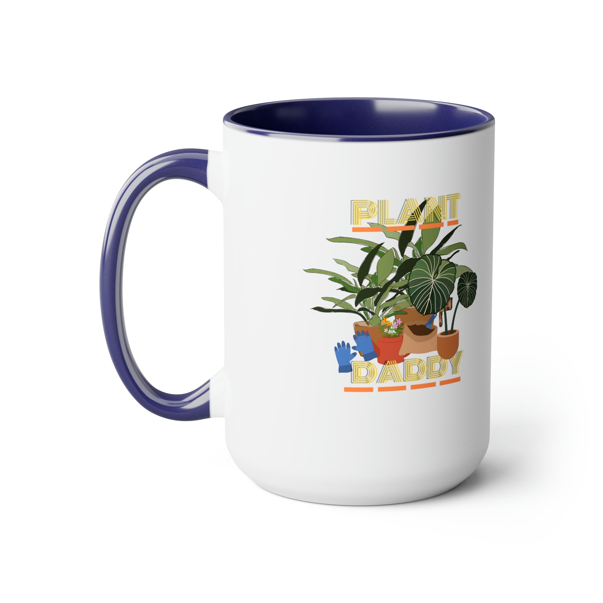 "Plant Daddy" LUV FARMS DesignsTwo-Tone Coffee Mugs, 15oz - SHOP LUV FARMS