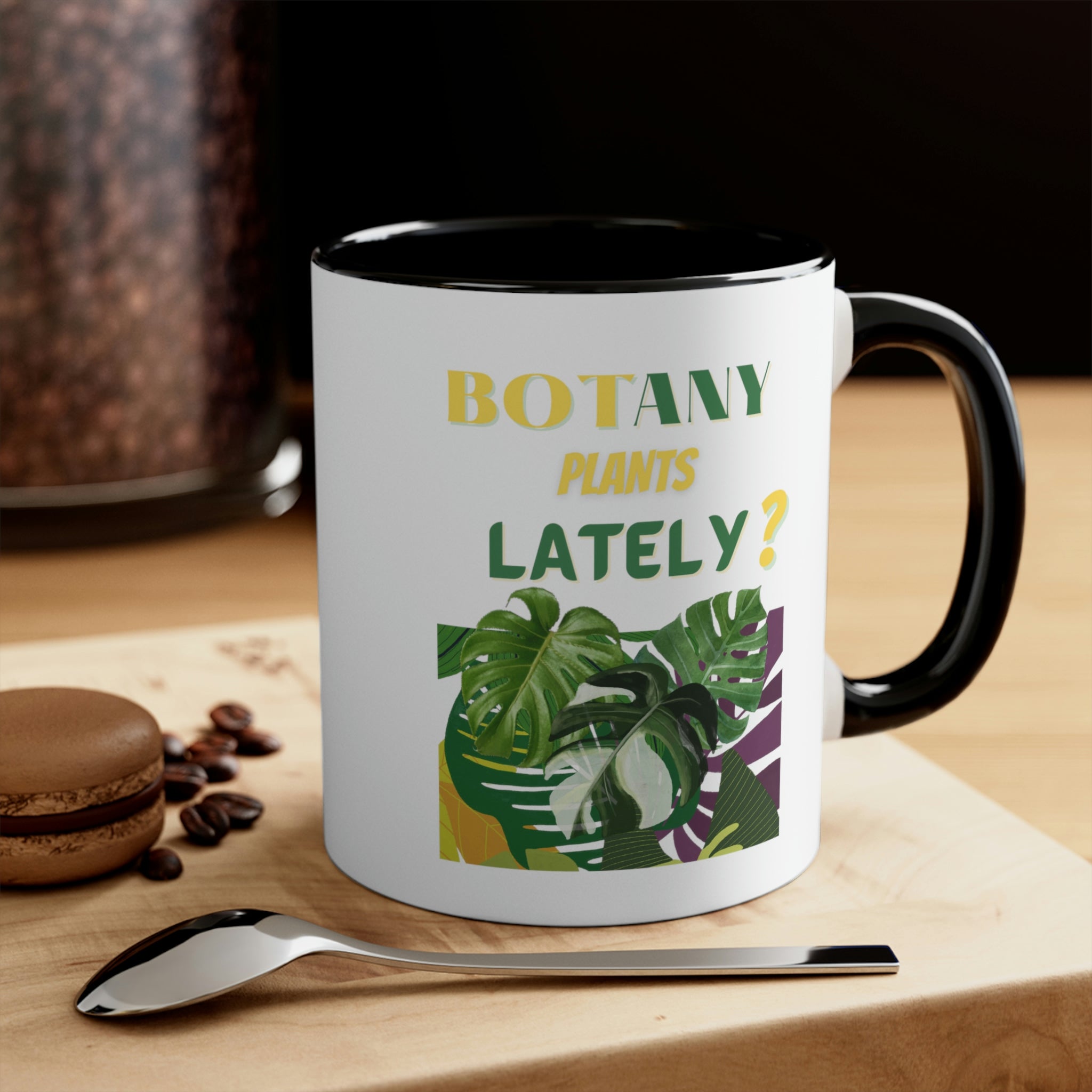 "Botany Plants Lately" Accent Coffee Mug, 11oz - SHOP LUV FARMS