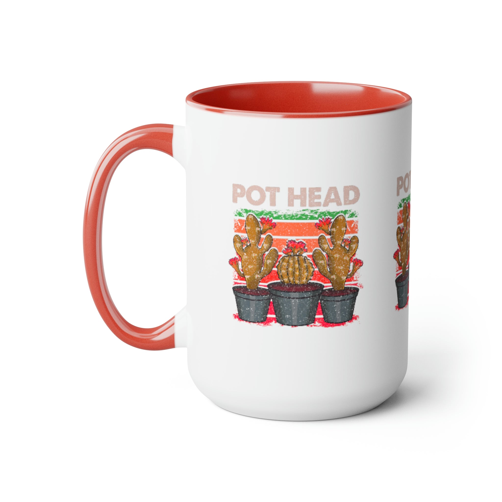 "Pot Head" Two-Tone Coffee Mugs, 15oz - SHOP LUV FARMS