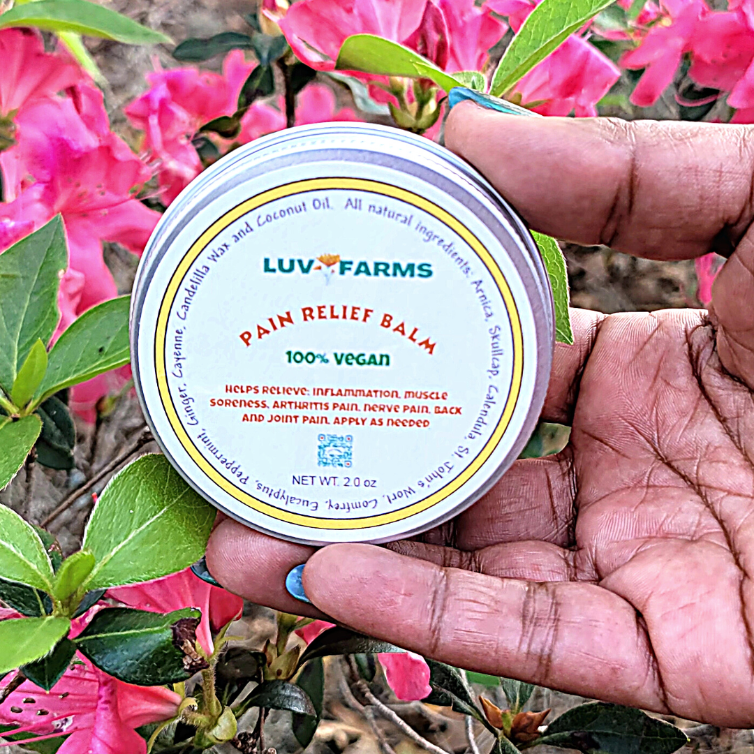 Luv Farms Vegan Pain Relief Balm - SHOP LUV FARMS