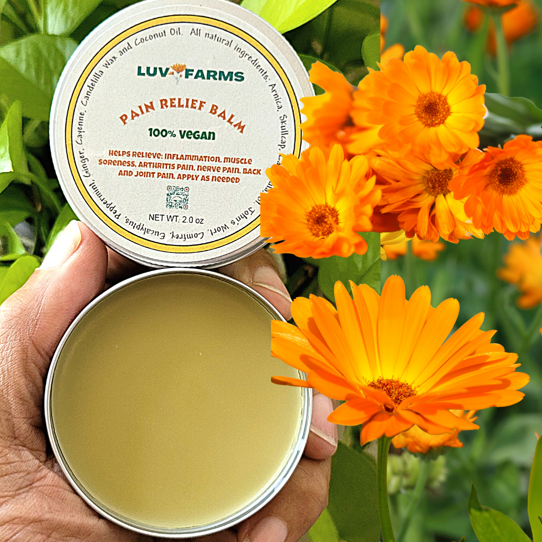 Luv Farms Vegan Pain Relief Balm - SHOP LUV FARMS