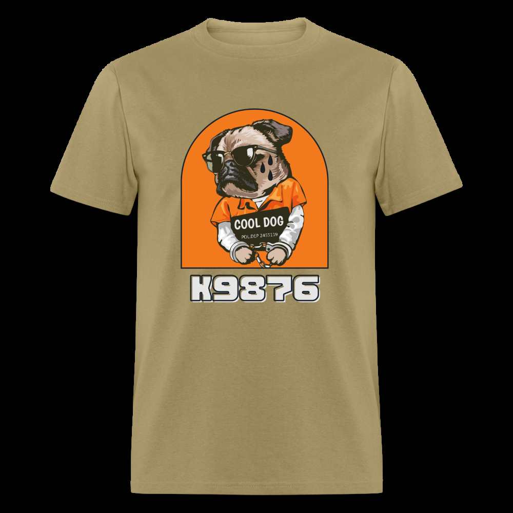 Cool Dog Unisex Classic T-Shirt - khaki