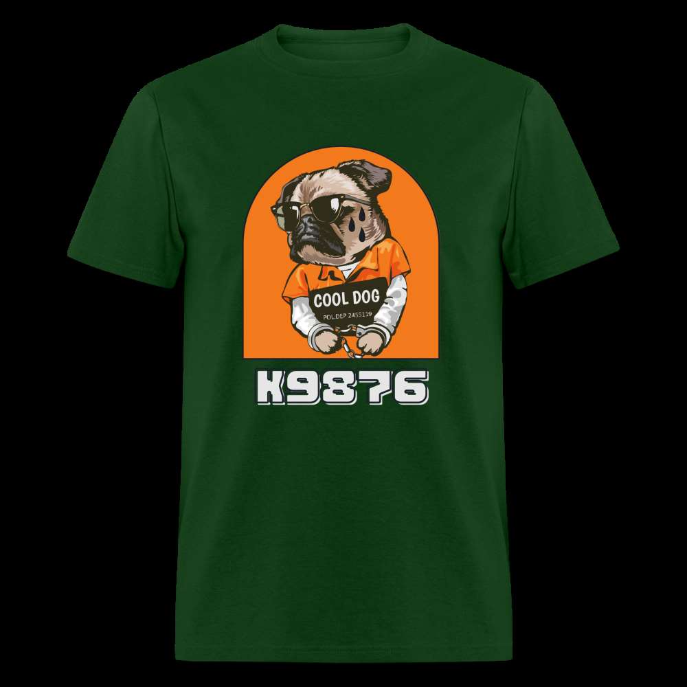 Cool Dog Unisex Classic T-Shirt - forest green