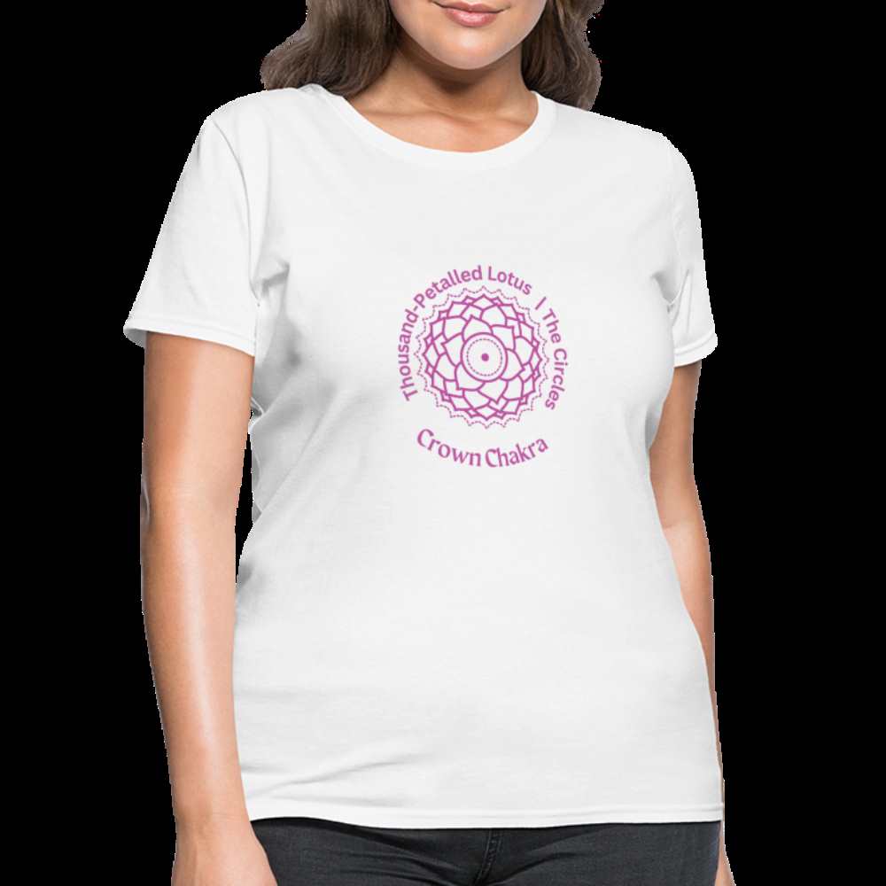 Crown Chakra Women's T-Shirt - white