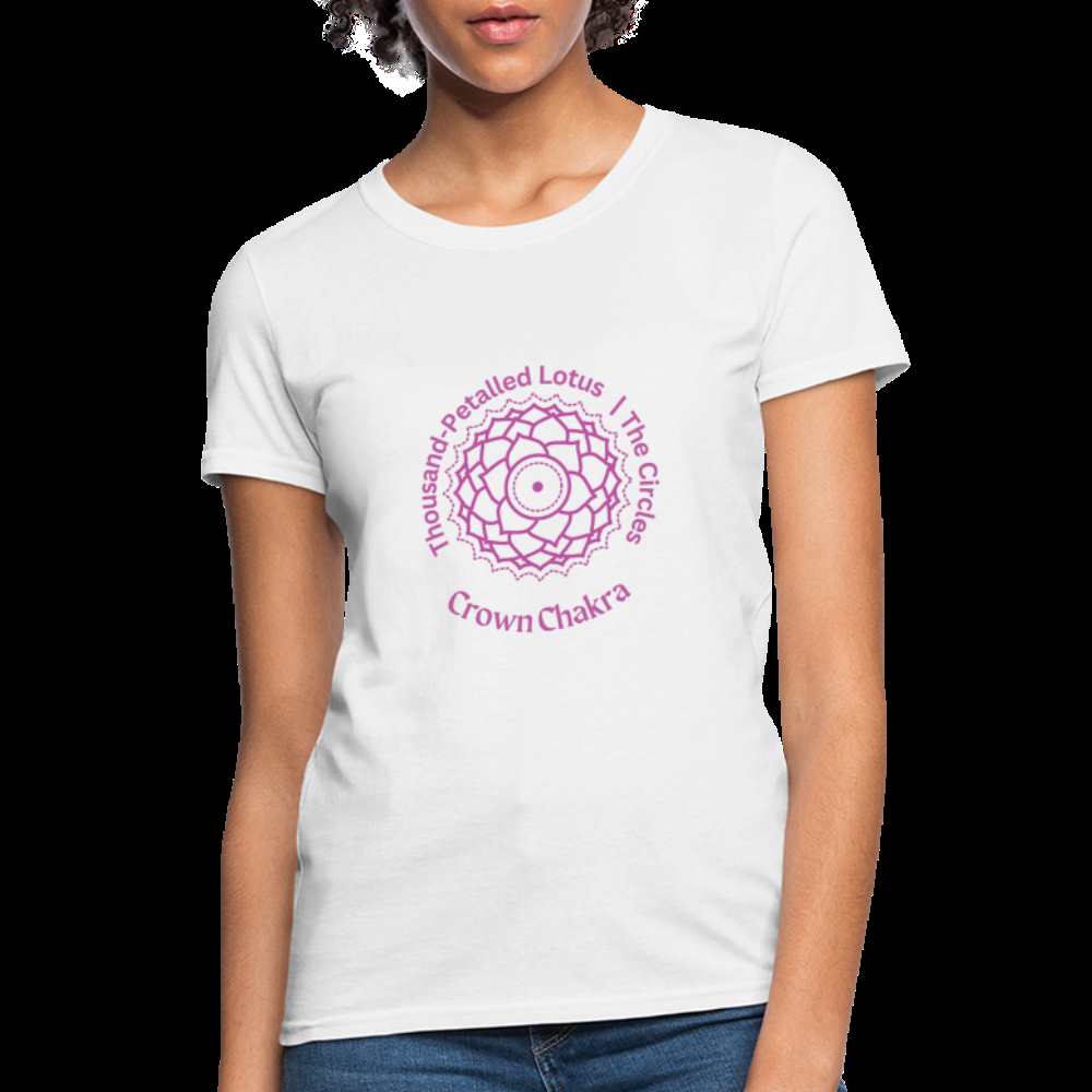 Crown Chakra Women's T-Shirt - white