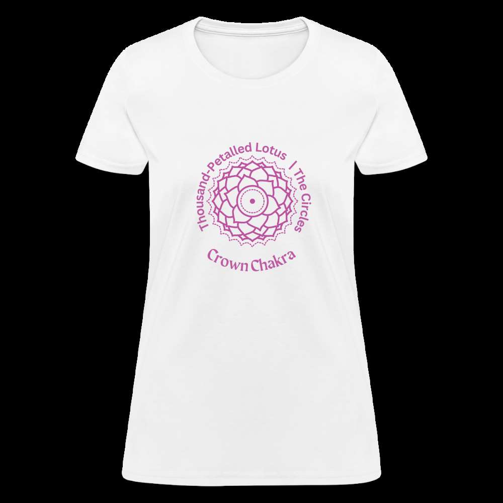 Crown Chakra Women's T-Shirt - white