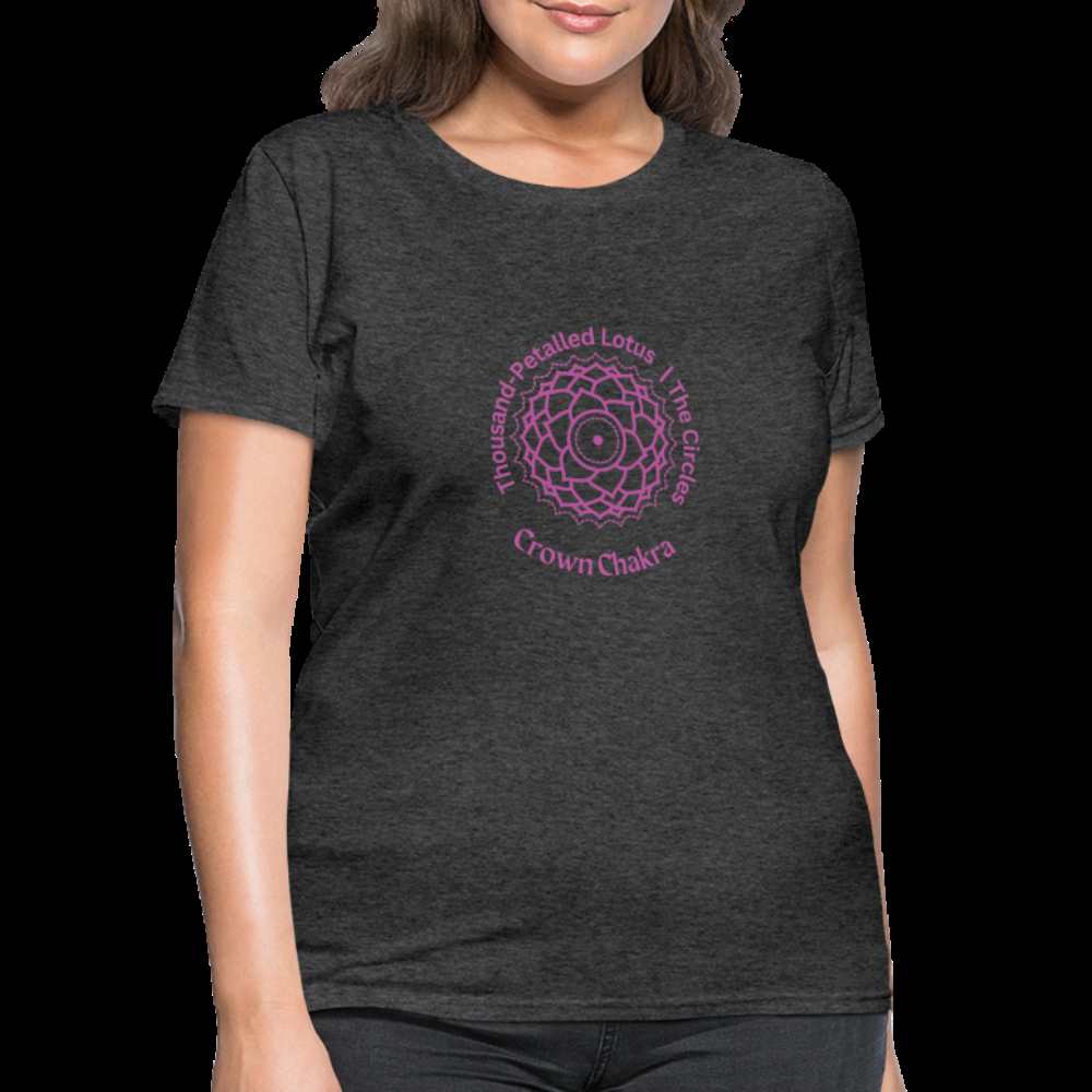 Crown Chakra Women's T-Shirt - heather black