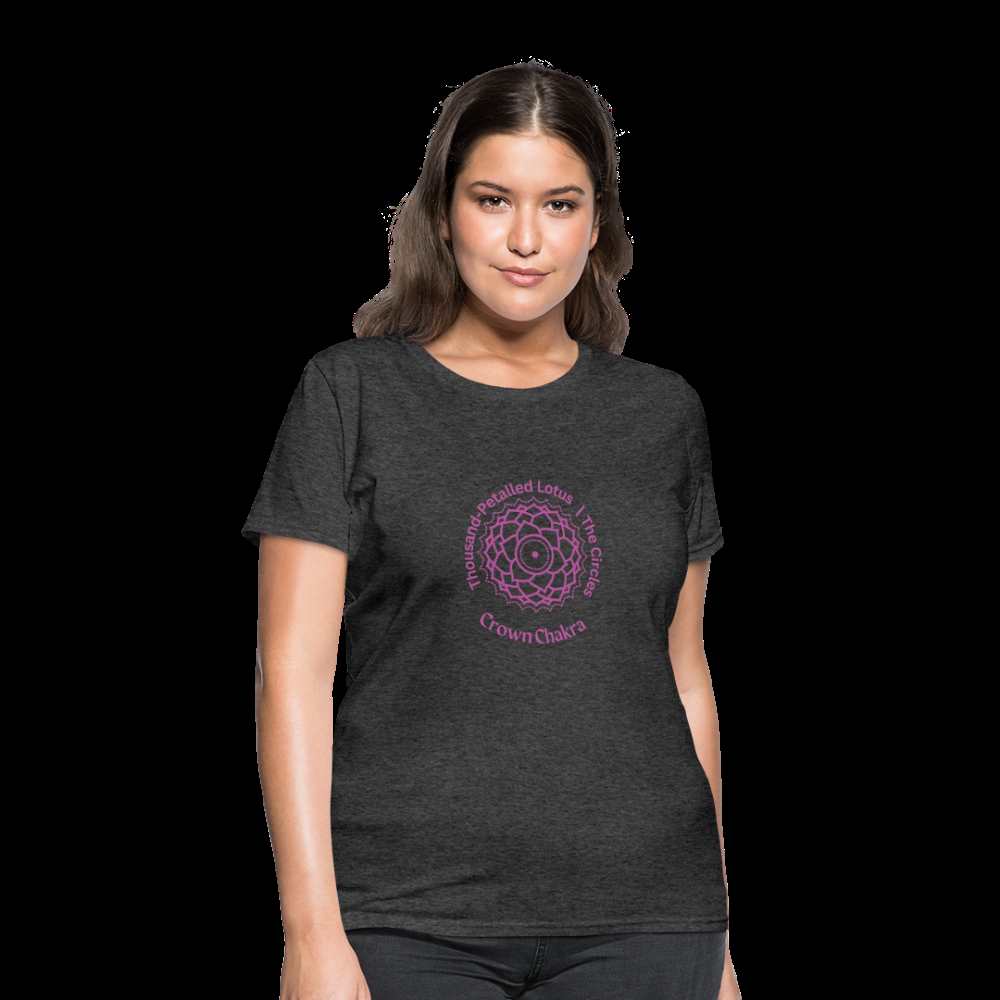 Crown Chakra Women's T-Shirt - heather black