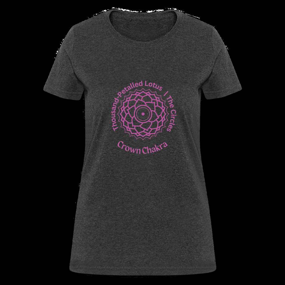 Crown Chakra Women's T-Shirt - heather black