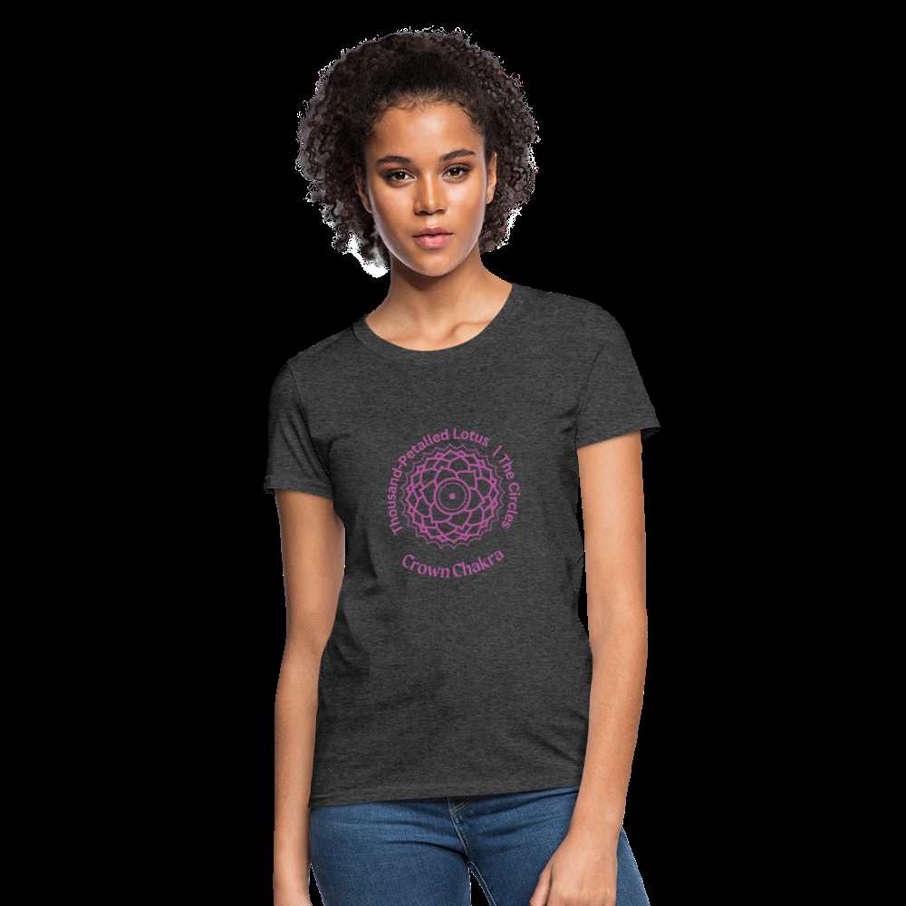 Crown Chakra Women's T-Shirt - heather black