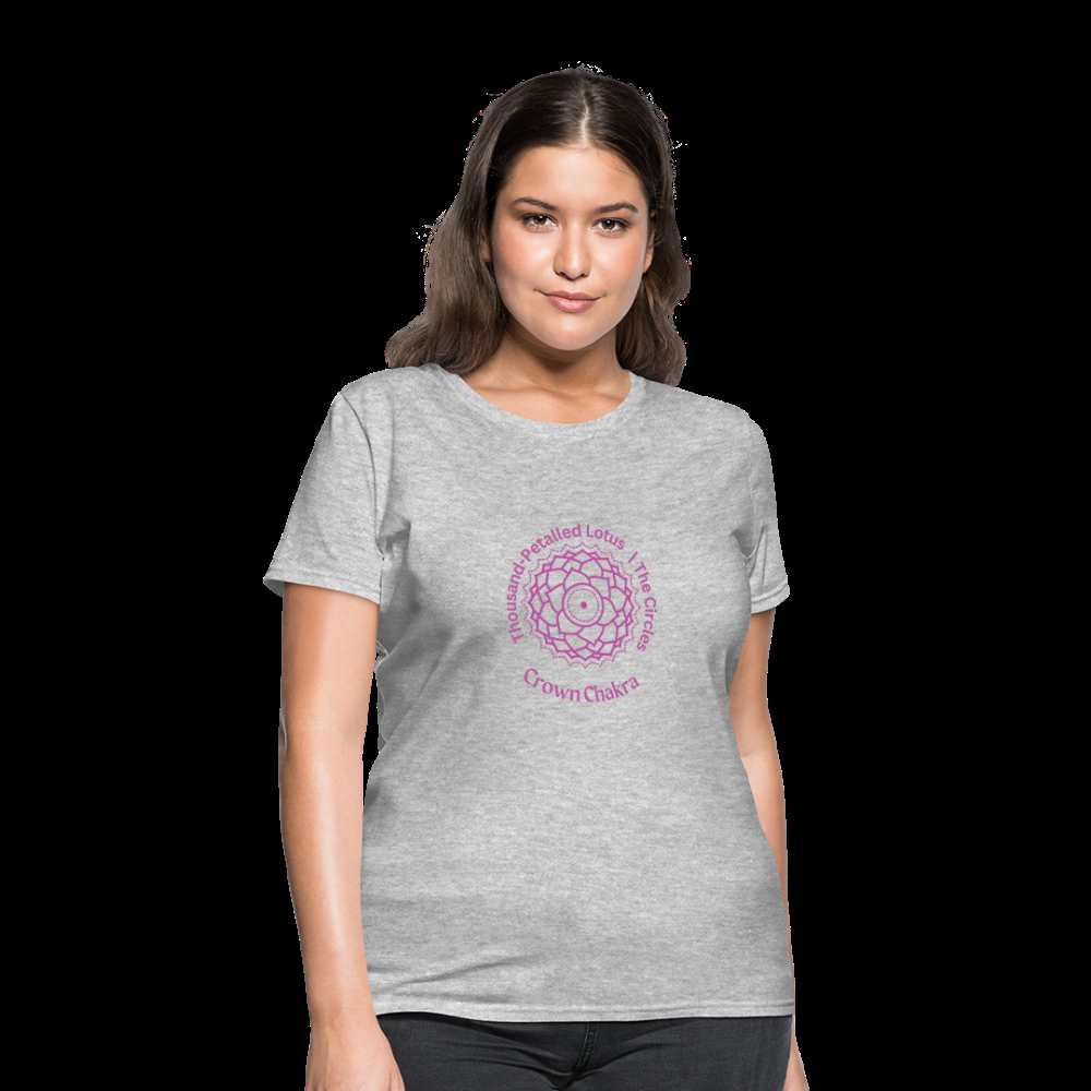 Crown Chakra Women's T-Shirt - heather gray