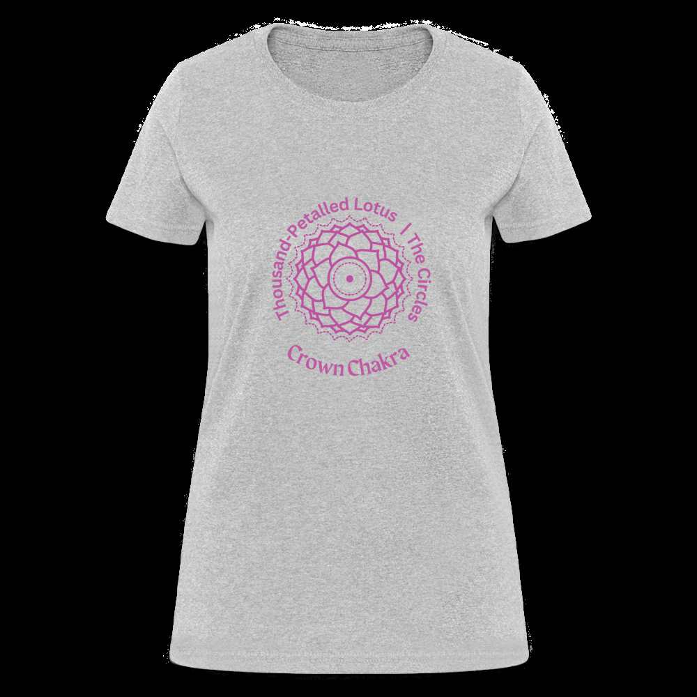 Crown Chakra Women's T-Shirt - heather gray