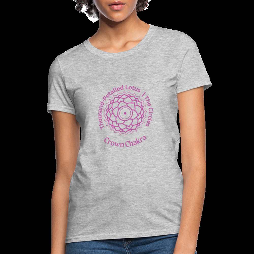 Crown Chakra Women's T-Shirt - heather gray