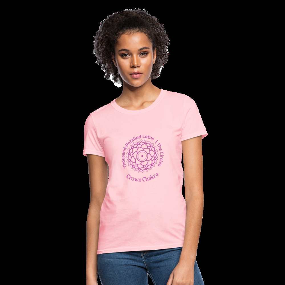 Crown Chakra Women's T-Shirt - pink