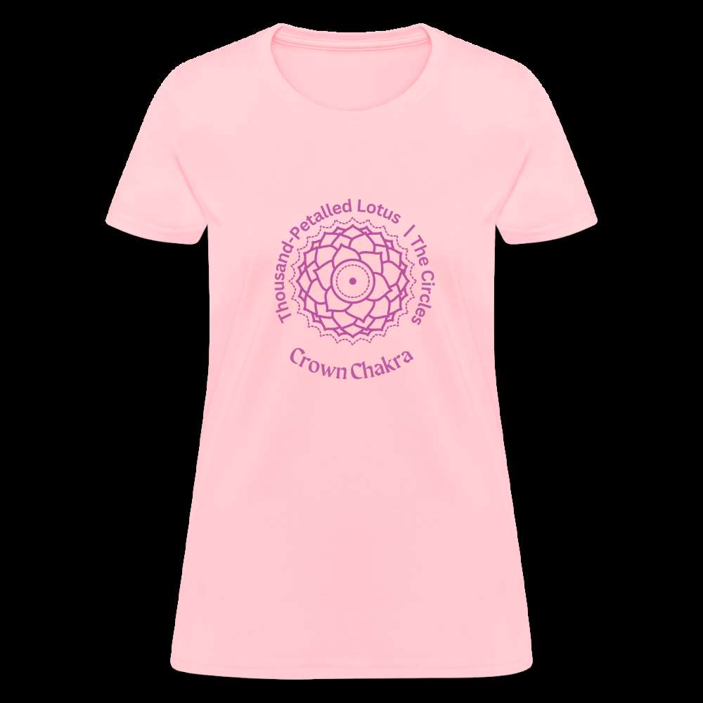 Crown Chakra Women's T-Shirt - pink