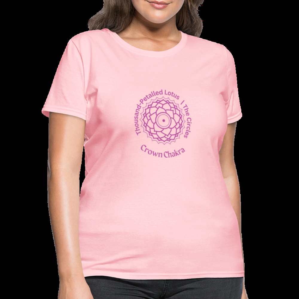 Crown Chakra Women's T-Shirt - pink