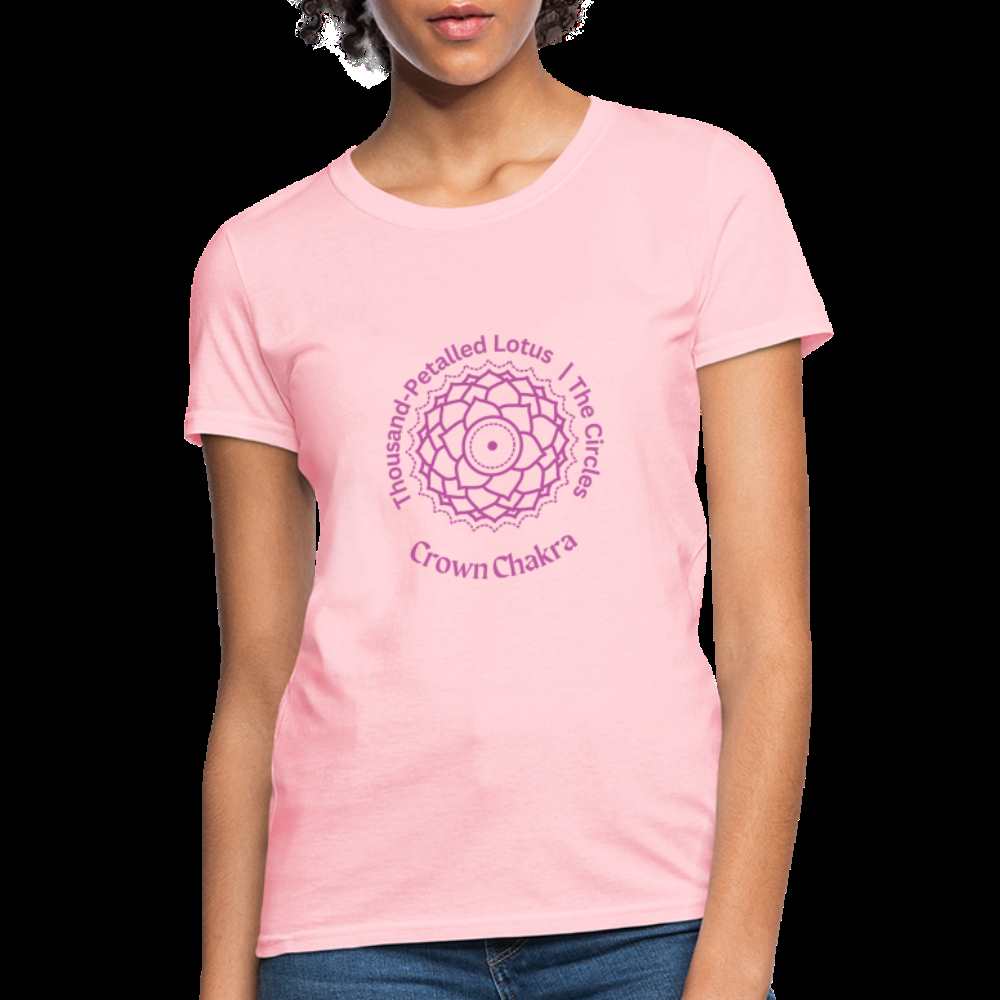 Crown Chakra Women's T-Shirt - pink