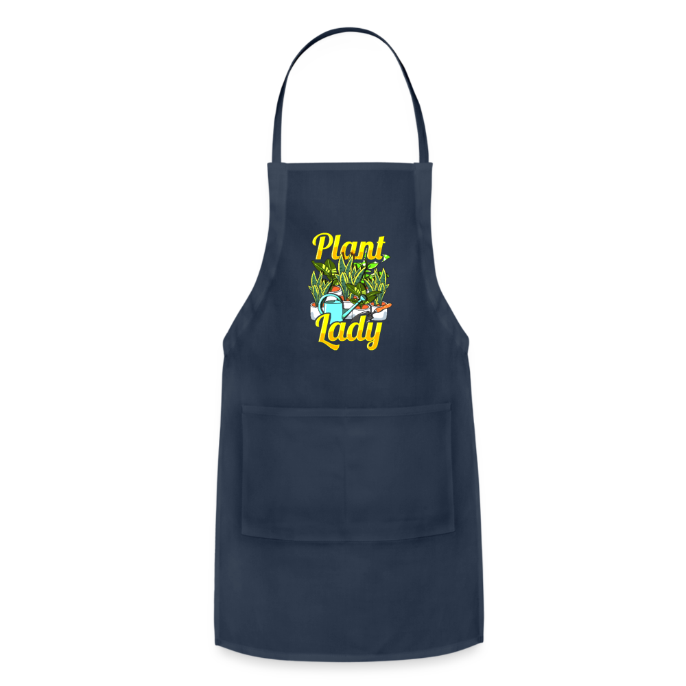 Plant Lady Adjustable Apron - navy