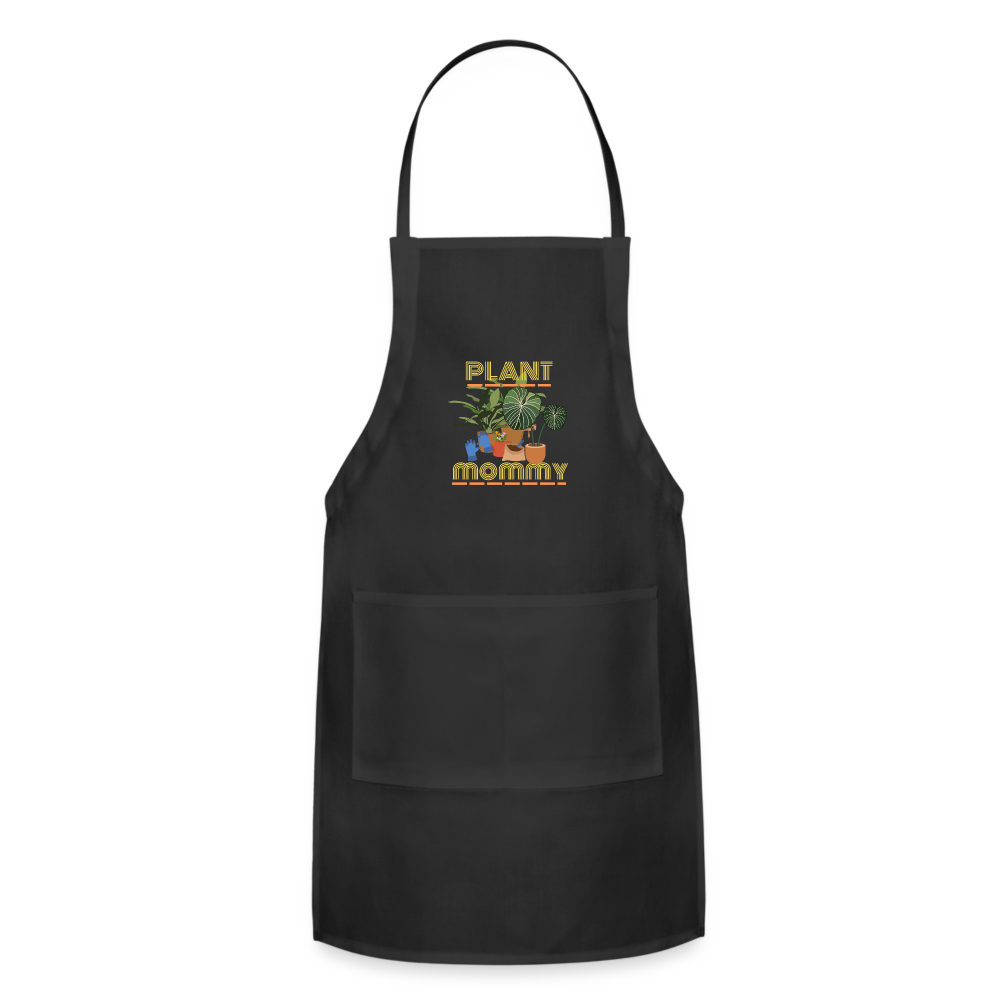 Plant Mommy Heavy Blend Shop Luv Farms Adjustable Apron - black