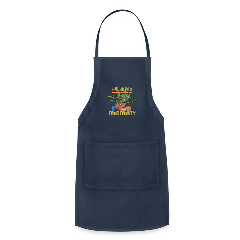 Plant Mommy Heavy Blend Shop Luv Farms Adjustable Apron - navy