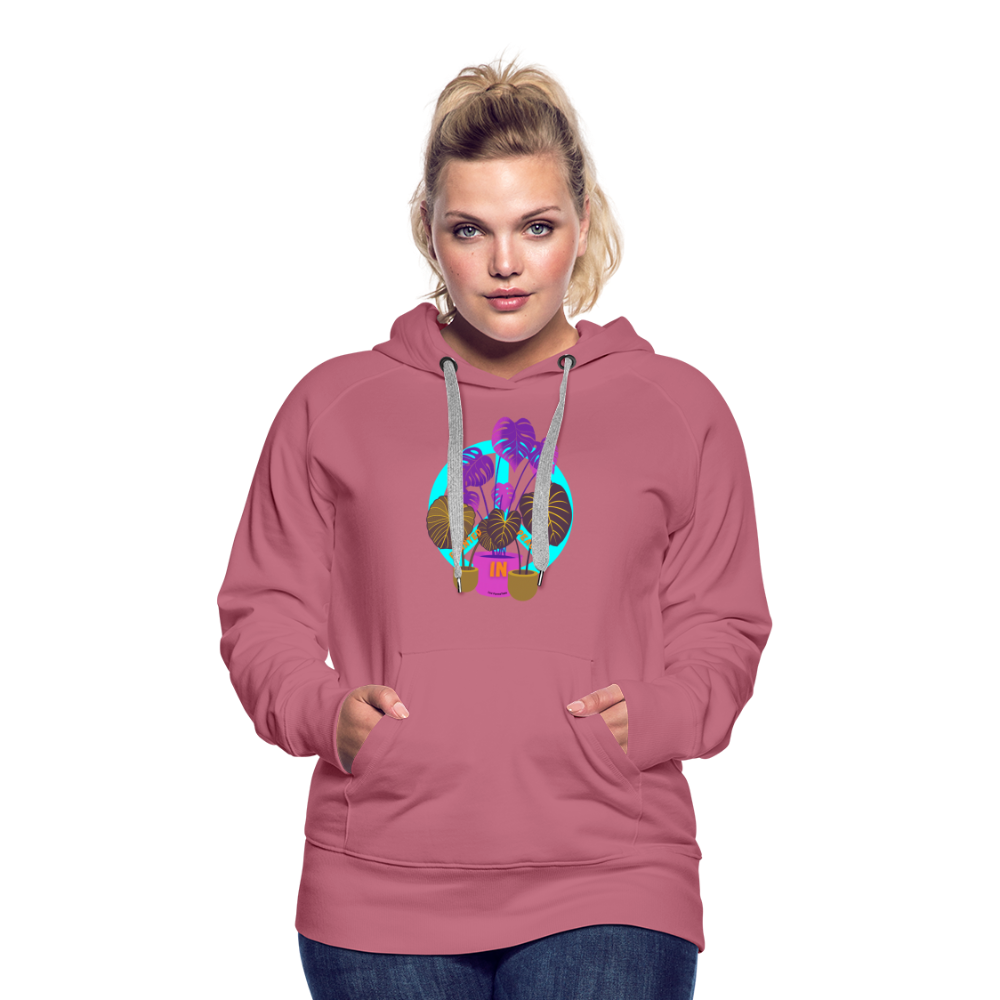 Planted In Peace Women’s Premium Hoodie - mauve