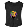 The "Soil Sisters" Women's Roll Cuff T-Shirt - heather black