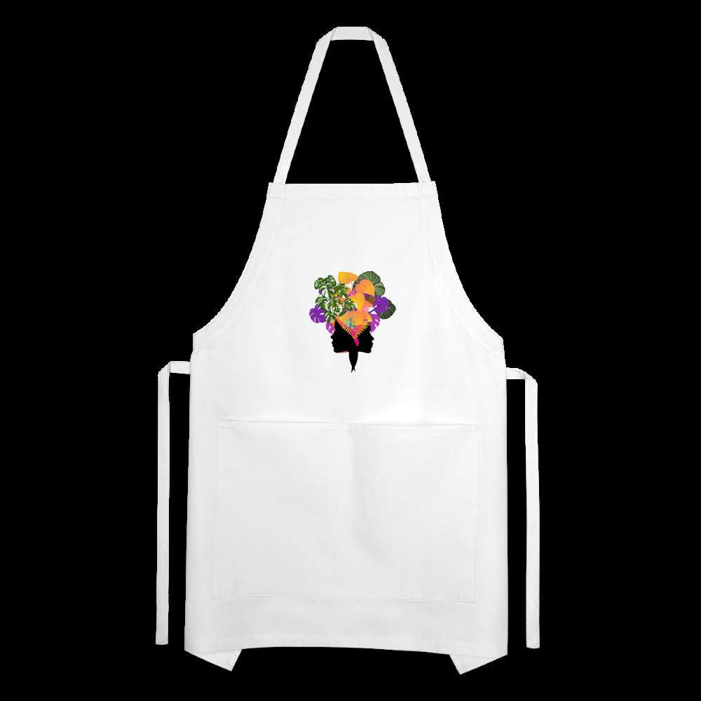 Soil Sisters Adjustable Apron - white