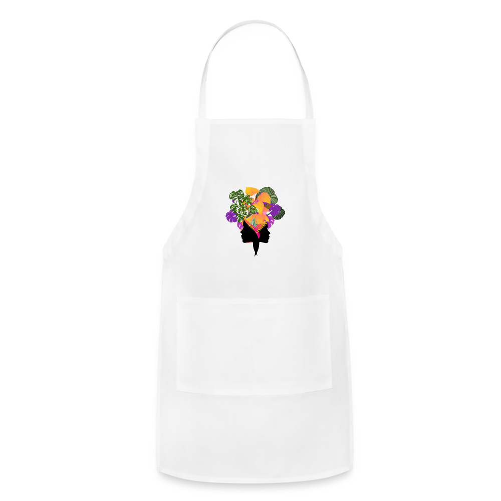 Soil Sisters Adjustable Apron - white