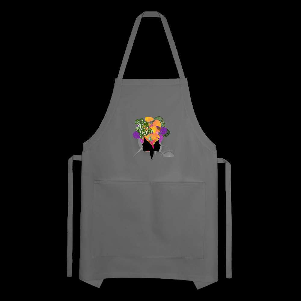 Soil Sisters Adjustable Apron - charcoal