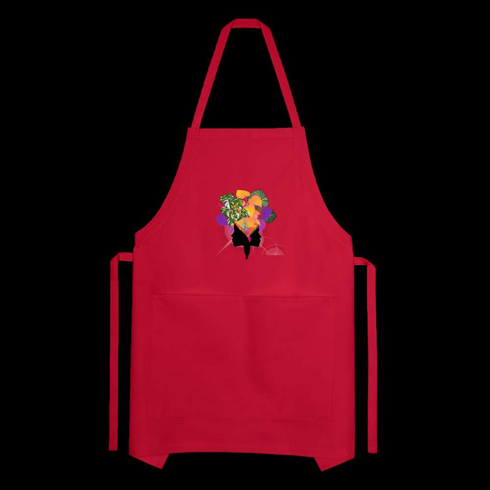 Soil Sisters Adjustable Apron - red