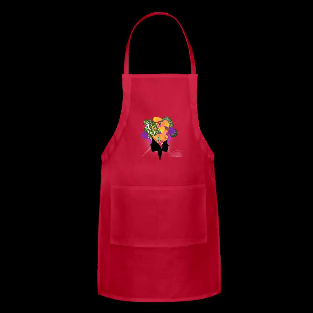 Soil Sisters Adjustable Apron - red